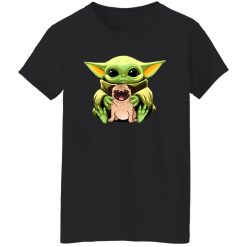 Baby Yoda Hug Pug Dog T-Shirts, Long Sleeve, Hoodies