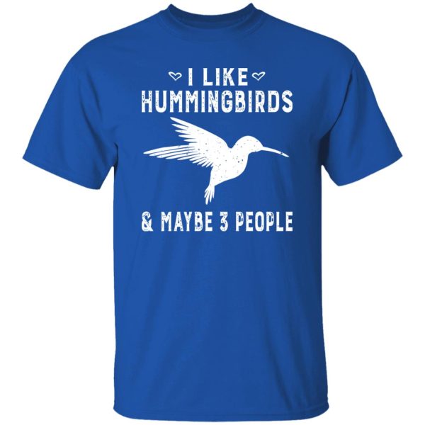 I Like Hummingbirds & Maybe 3 People V2 T-Shirts, Long Sleeve, Hoodies