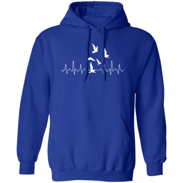 Bird Heartbeat T-Shirts, Long Sleeve, Hoodies