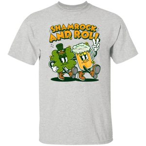 Shamrock and roll st patricks day retro cartoon T Shirts, Hoodies, Long Sleeve