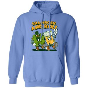 Shamrock and roll st patricks day retro cartoon T Shirts, Hoodies, Long Sleeve