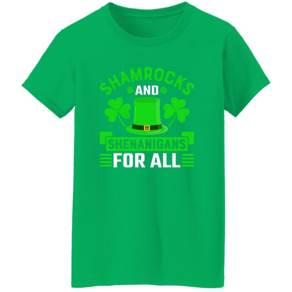 Shamrocks shenanigans all st patricks day T-Shirts, Long Sleeve, Hoodies