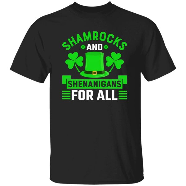 Shamrocks shenanigans all st patricks day T-Shirts, Long Sleeve, Hoodies