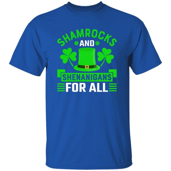 Shamrocks shenanigans all st patricks day T-Shirts, Long Sleeve, Hoodies