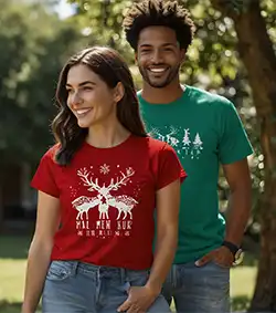 Christmas, huh? Don't worry when you come to our Christmas T-shirt collection!