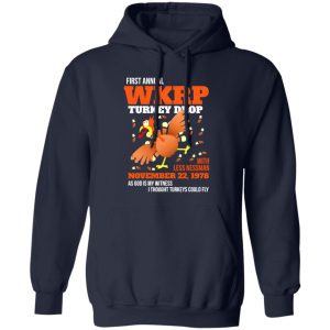 WKRP Thanksgiving Turkey Drop Thanksgiving Turkey Dinner Gift T-Shirts, Long Sleeve, Hoodies