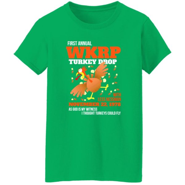 WKRP Thanksgiving Turkey Drop Thanksgiving Turkey Dinner Gift T-Shirts, Long Sleeve, Hoodies