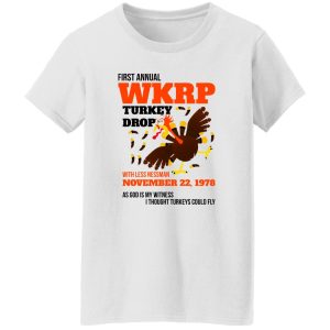 WKRP Thanksgiving Turkey Drop Thanksgiving Turkey Dinner Gift Funny T Shirts, Hoodies, Long Sleeve