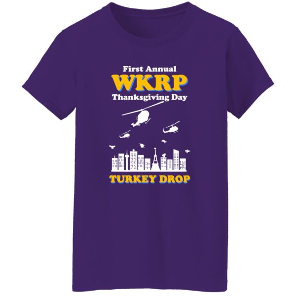 WKRP Turkey Drop T-Shirts, Long Sleeve, Hoodies