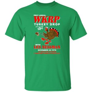 First Annual WKRP Turkey Drop With Les Nessman T-Shirts, Long Sleeve, Hoodies