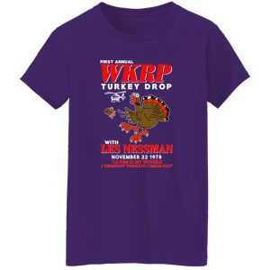 First Annual WKRP Turkey Drop With Les Nessman T-Shirts, Long Sleeve, Hoodies