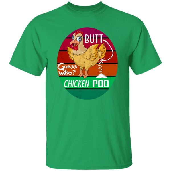 Funny Retro Chicken Butt Guess Who Chicken Poo, RBSSP T Shirts, Hoodies, Long Sleeve