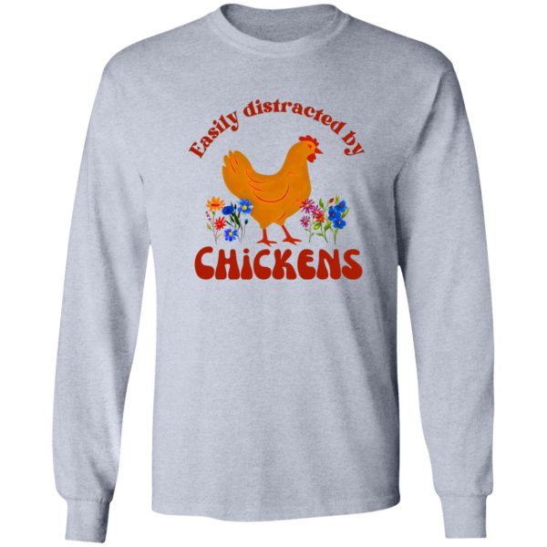 Funny Chicken Quote and Flowers T Shirts, Hoodies, Long Sleeve