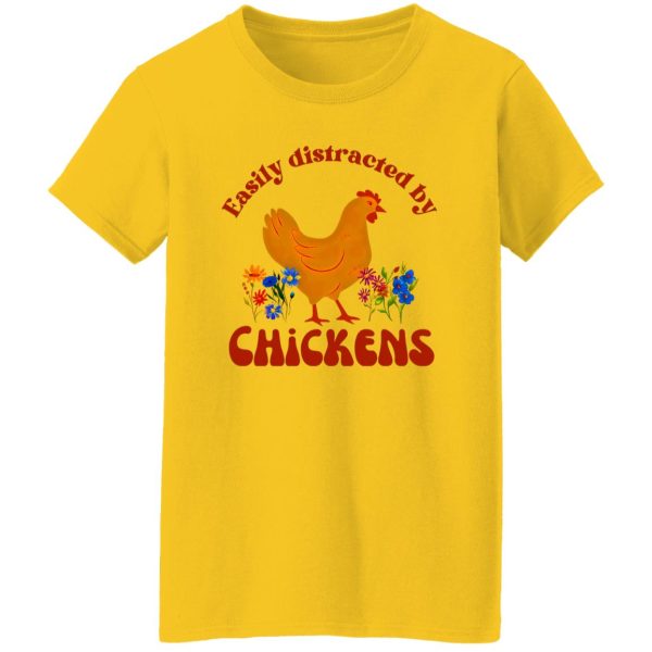 Funny Chicken Quote and Flowers T Shirts, Hoodies, Long Sleeve