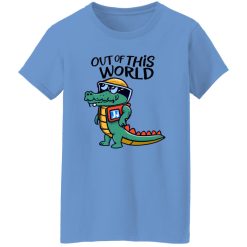 Cartoon Alligator Astronaut – Out of This World T Shirts, Hoodies, Long Sleeve