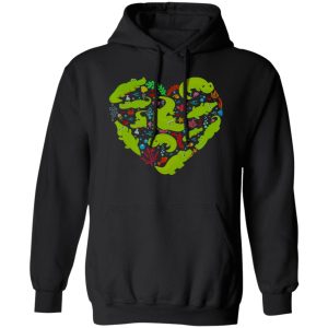 Alligator Heart Valentine T-Shirts, Long Sleeve, Hoodies