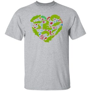 Alligator Heart Valentine T-Shirts, Long Sleeve, Hoodies