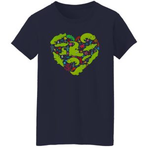 Alligator Heart Valentine T-Shirts, Long Sleeve, Hoodies