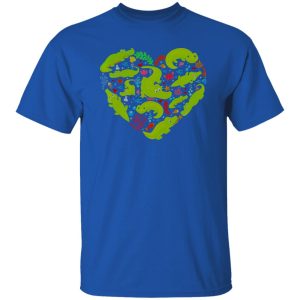 Alligator Heart Valentine T-Shirts, Long Sleeve, Hoodies