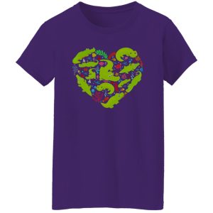 Alligator Heart Valentine T-Shirts, Long Sleeve, Hoodies