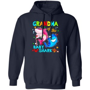 Grandma Of The Baby Shark T-Shirts, Long Sleeve, Hoodies