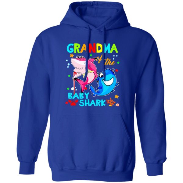 Grandma Of The Baby Shark T-Shirts, Long Sleeve, Hoodies