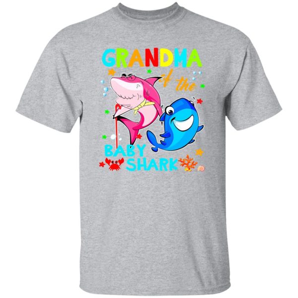 Grandma Of The Baby Shark T-Shirts, Long Sleeve, Hoodies