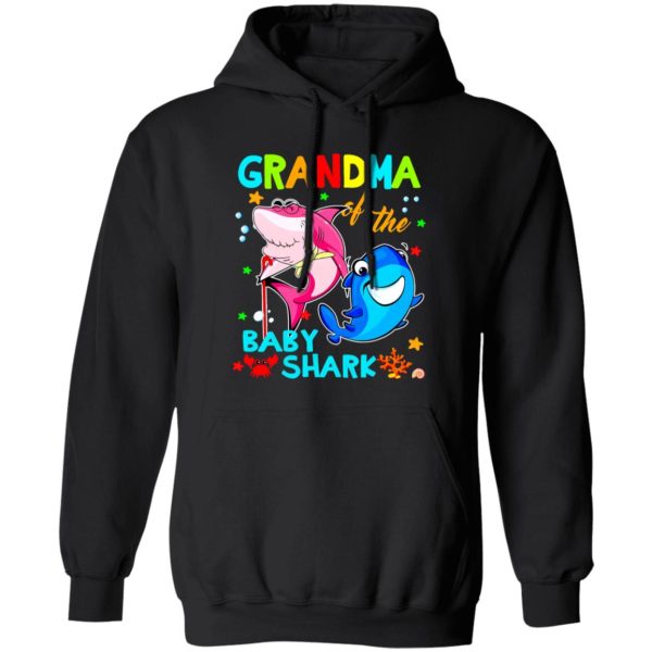 Grandma Of The Baby Shark T-Shirts, Long Sleeve, Hoodies