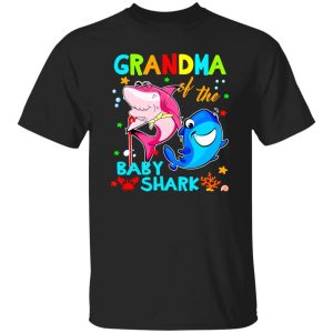 Grandma Of The Baby Shark T-Shirts, Long Sleeve, Hoodies