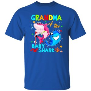 Grandma Of The Baby Shark T-Shirts, Long Sleeve, Hoodies