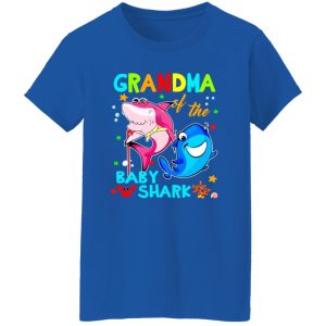 Grandma Of The Baby Shark T-Shirts, Long Sleeve, Hoodies