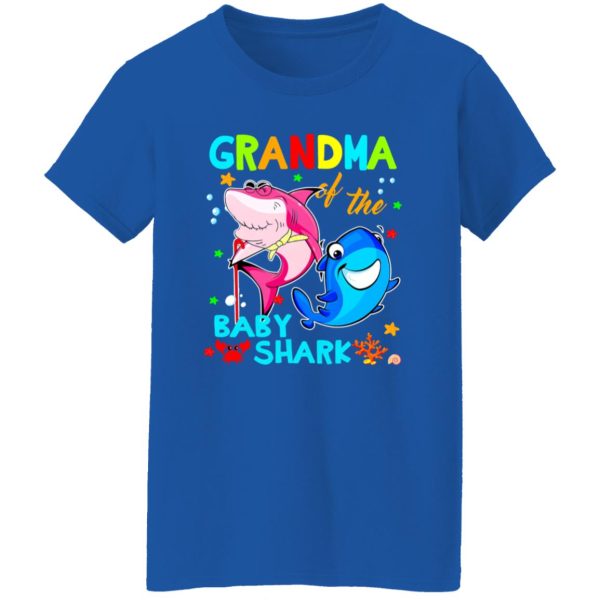 Grandma Of The Baby Shark T-Shirts, Long Sleeve, Hoodies