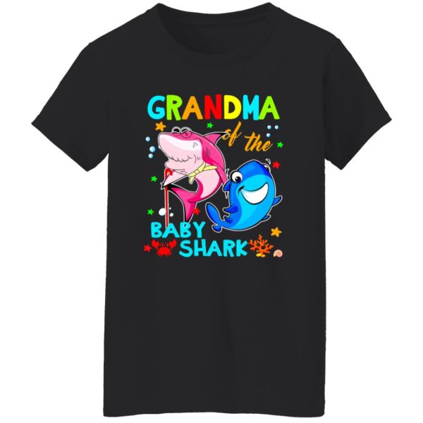 Grandma Of The Baby Shark T-Shirts, Long Sleeve, Hoodies