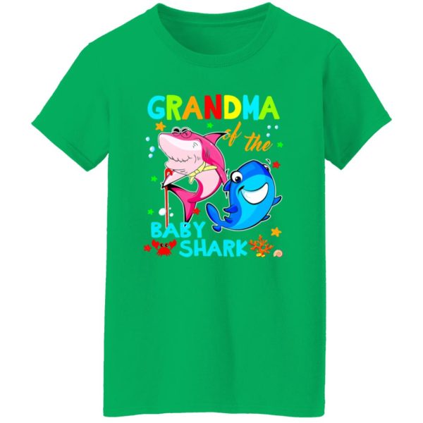 Grandma Of The Baby Shark T-Shirts, Long Sleeve, Hoodies