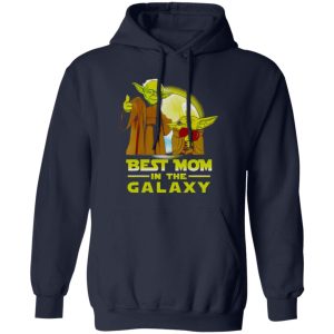 Death Star Yoda And Baby Yoda Best Mom In The Galaxy T-Shirts, Long Sleeve, Hoodies