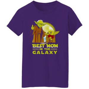 Death Star Yoda And Baby Yoda Best Mom In The Galaxy T-Shirts, Long Sleeve, Hoodies