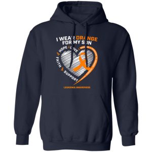 Mom Dad Leukemia Awareness Son Leukemia Awareness T-Shirts, Long Sleeve, Hoodies