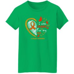 I Wear Orange For My Mom Leukemia Cancer Awareness V2 T-Shirts, Long Sleeve, Hoodies