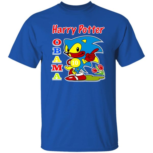 Harry Potter Obama Sonic Version T-Shirts, Long Sleeve, Hoodies