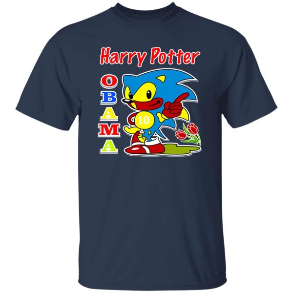 Harry Potter Obama Sonic Version T-Shirts, Long Sleeve, Hoodies