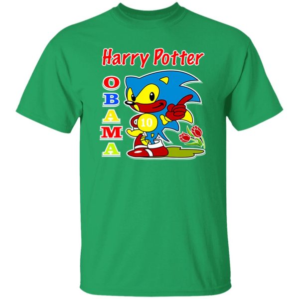 Harry Potter Obama Sonic Version T-Shirts, Long Sleeve, Hoodies