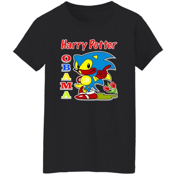 Harry Potter Obama Sonic Version T-Shirts, Long Sleeve, Hoodies