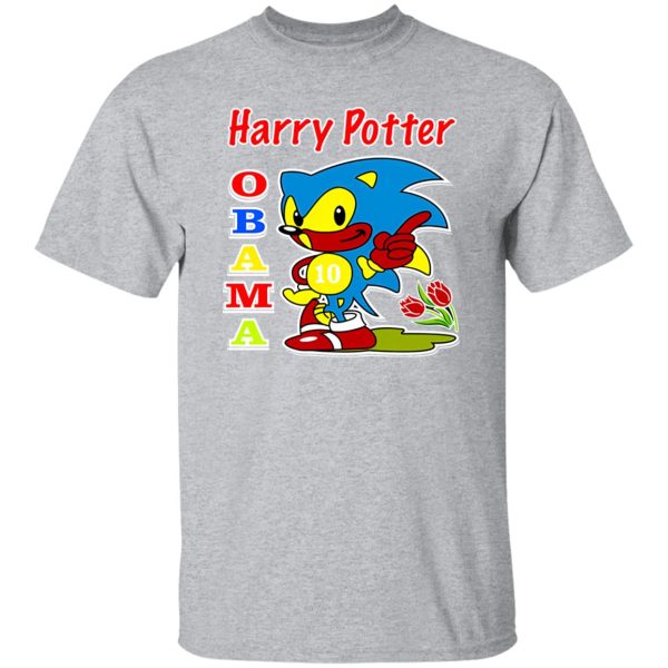 Harry Potter Obama Sonic Version T-Shirts, Long Sleeve, Hoodies