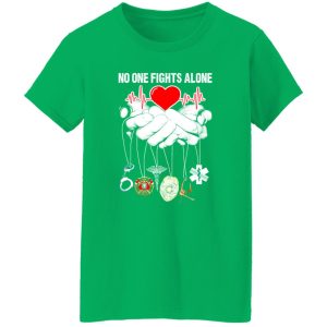 No One Fights Alone V3 T-Shirts, Long Sleeve, Hoodies