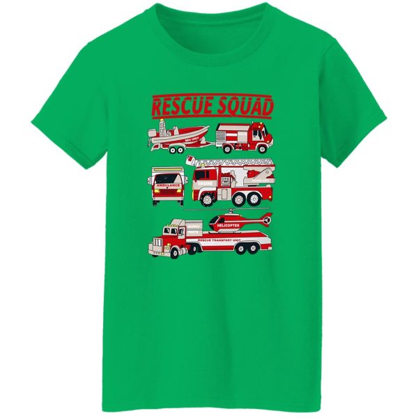 Fire Truck Rescue Squad T Shirts, Hoodies, Long Sleeve