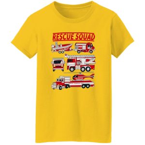 Fire Truck Rescue Squad T Shirts, Hoodies, Long Sleeve