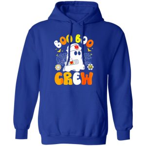 Groovy Boo Boo Crew Nurse Funny Ghost Women Halloween Nurse T-Shirts, Long Sleeve, Hoodies