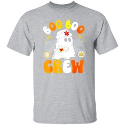 Groovy Boo Boo Crew Nurse Funny Ghost Women Halloween Nurse T-Shirts, Long Sleeve, Hoodies