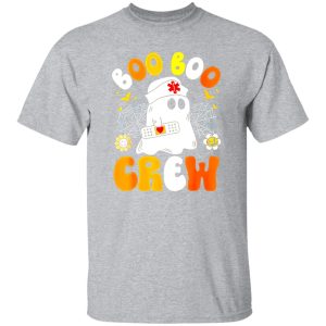 Groovy Boo Boo Crew Nurse Funny Ghost Women Halloween Nurse T-Shirts, Long Sleeve, Hoodies