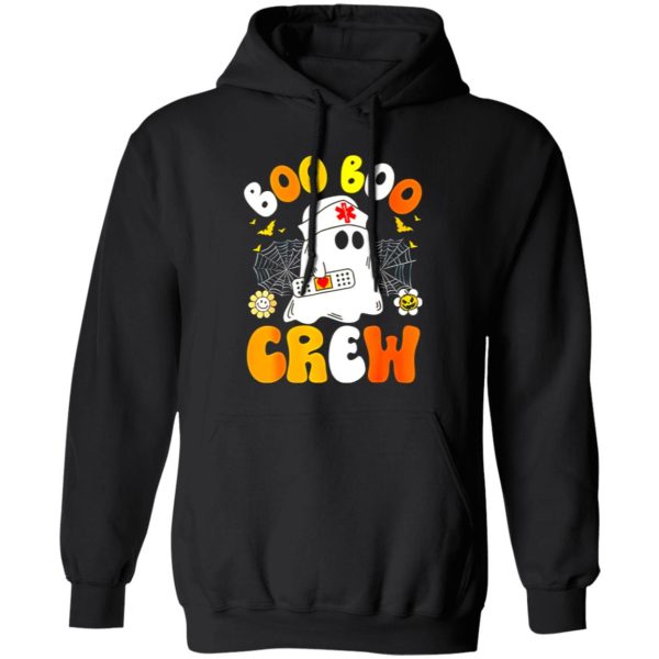 Groovy Boo Boo Crew Nurse Funny Ghost Women Halloween Nurse T-Shirts, Long Sleeve, Hoodies